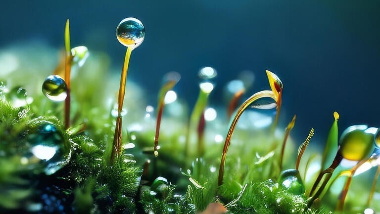 Bild von Rushikesh Gaikwad auf Pixabay Grüne Wiese mit Tautropfen